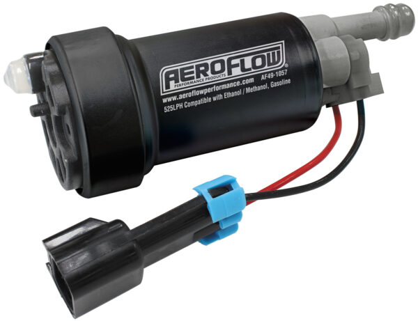 AEROFLOW 525lph E85 HI FLOW FUEL PUMP UNIVERSAL IN TANK WALBRO 525