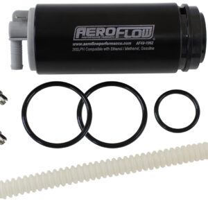 Aeroflow AF49-1062 265LPH E85 Hi-Flow In-Tank Fuel Pump featuring a compact 50mm body