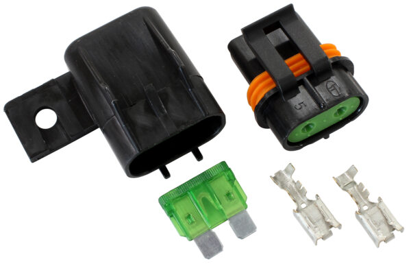 AEROFLOW WEATHERPACK FUSE HOLDER 30AMP FUSE INCLUDED SUIT 12 AWG WIRE