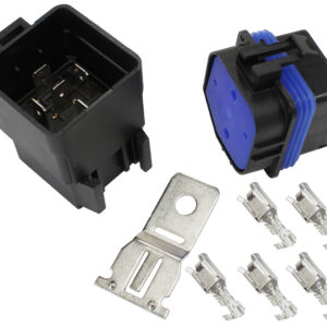 AEROFLOW 40 AMP WEATHERPACK RELAY PLUG KIT WEATHER SEALED 12 AWG WIRE