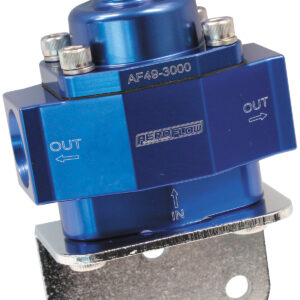 Aeroflow Blue Style Reg 4.5-9 Psi Adjusbillet 1In 2 Out -8 ORB Ports
