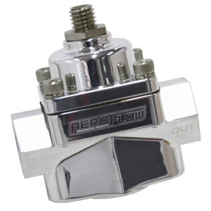 Aeroflow Blue Style Reg 4.5-9 Psi Adjusbillet 1In 2 Out 3/8 NPT Port AF49-4000P