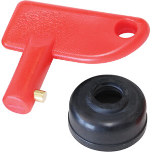 AEROFLOW BATTERY ISOLATOR KEY ONLY RED KEY AND WEATHER TIGHT SEAL