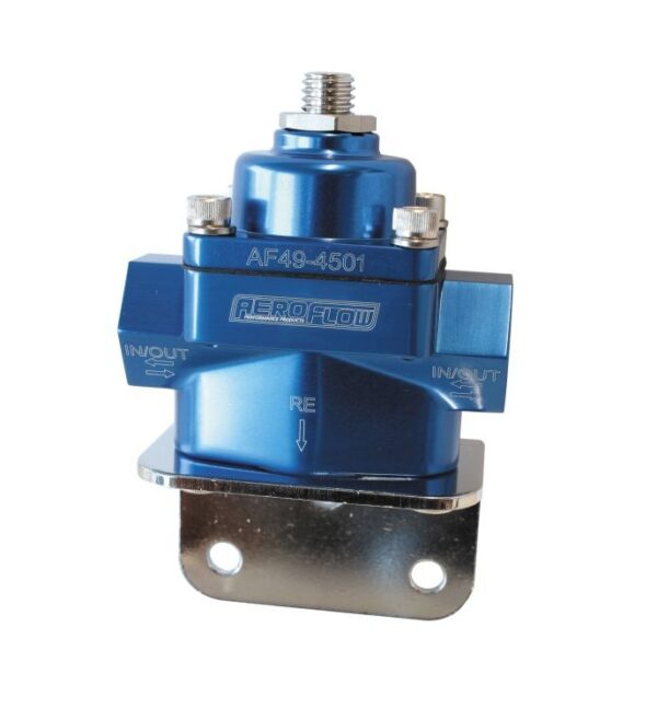 Aeroflow Bypass Reg 4.5-9 Psi Adjustabl-8 ORB Ports Bottom Return AF49-4501