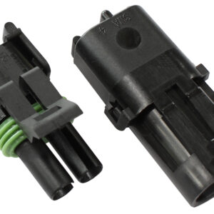 AEROFLOW WEATHERPACK 2 PIN CONNECTOR MALE/FEMALE, PINS & SEALS