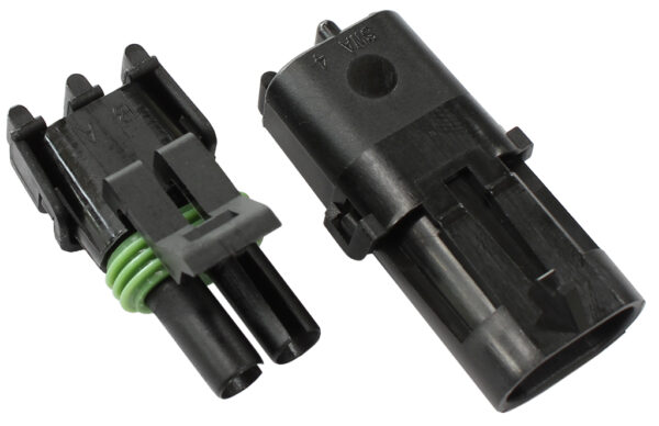 AEROFLOW WEATHERPACK 2 PIN CONNECTOR MALE/FEMALE, PINS & SEALS