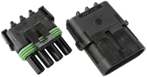 AEROFLOW WEATHERPACK 4 PIN CONNECTOR MALE/FEMALE, PINS & SEALS