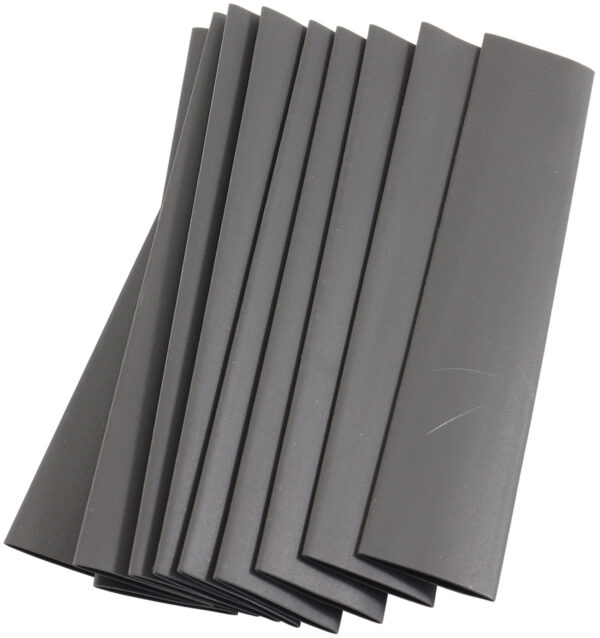 AEROFLOW BLACK HEAT SHRINK 1/2" (13mm) REFILL KIT 10 PACK 49-8990