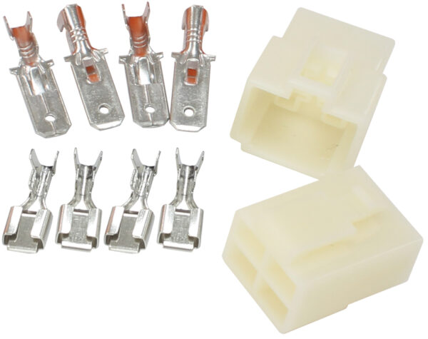 AEROFLOW 4 PIN ELECTRICAL CONNECTOR AUTOMOTIVE SPADE STYLE