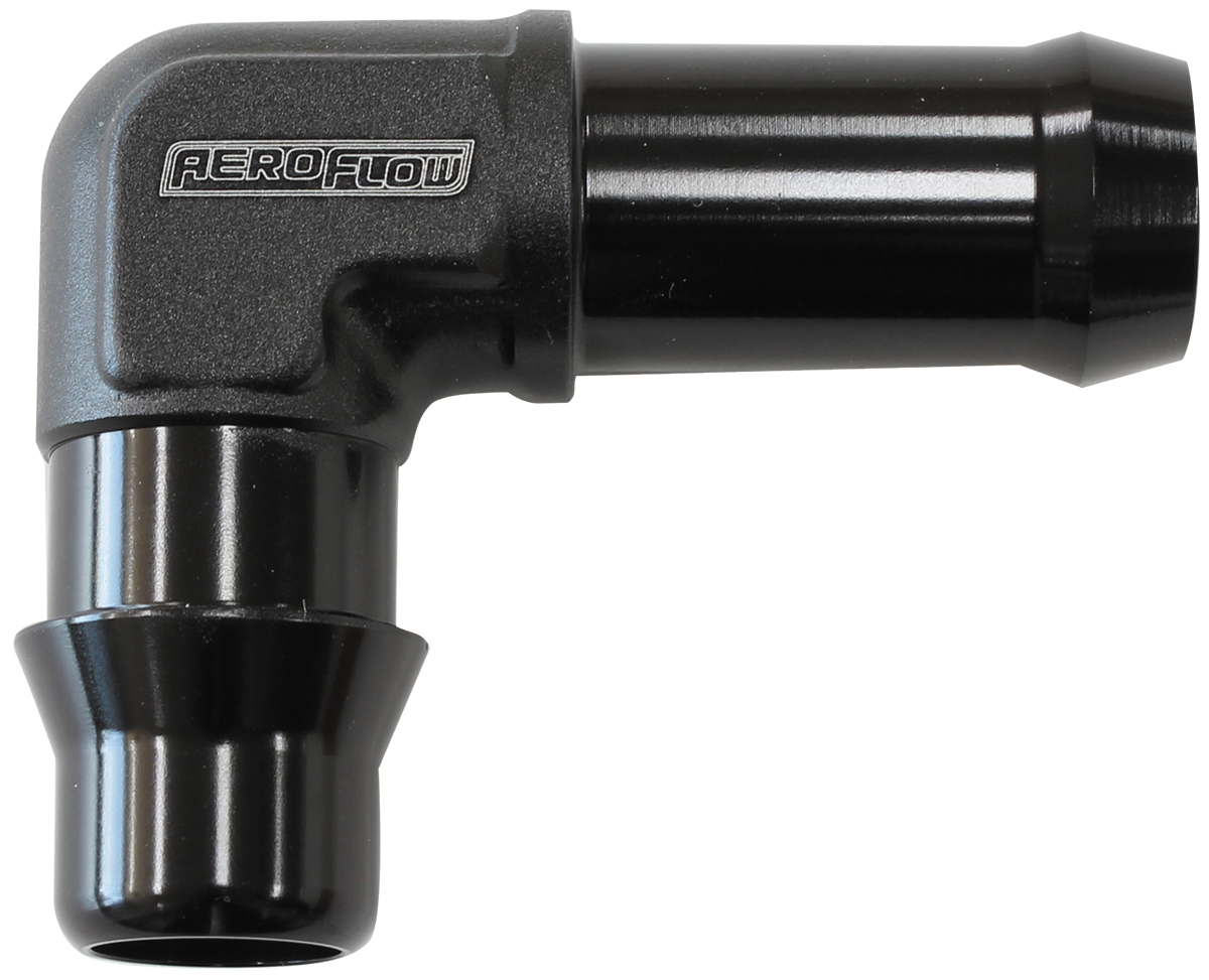 AEROFLOW LSA S/CHARGER WATER FITTING 90DEG TO 5/8" BARB CLIP IN MALE