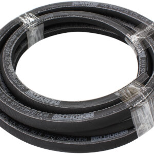 Aeroflow 500 Series black CPE rubber -4AN 1/4 inch push lock hose 15 metre roll part number AF500-04-15MBLK