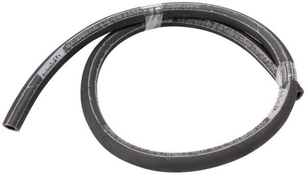 AEROFLOW BLACK PUSH LOCK HOSE -4 1/4" 1M RUBBER 6.3mm ID 11.9mm OD