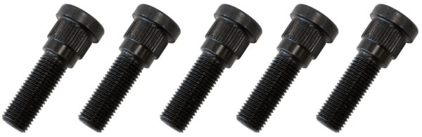 AEROFLOW 7/16" WHEEL STUDS 5pk .610" KNURL - 19/32 HOLE DISC / DRUM