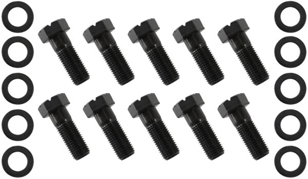 AEROFLOW FORD 9" RING GEAR BOLT SET 1.2" UHL 1.49" OAL 10 PACK