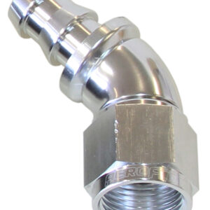 Aeroflow -10AN 45 Deg Full Flow Push Losilver Full Flow Push Lock