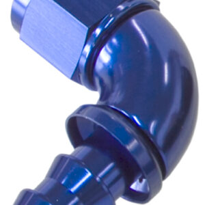 Aeroflow -10AN 90 Deg Full Flow Push Loblue Full Flow Push Lock