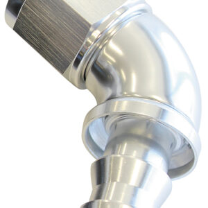 Aeroflow -10AN 60 Deg Full Flow Push Losilver Full Flow Push Lock