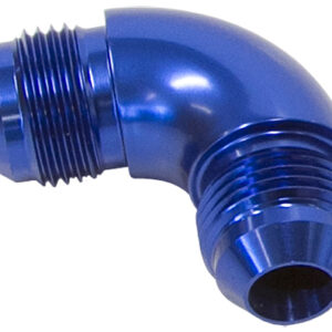 Aeroflow -12AN 90 Deg Male Flare Union Blue Full Flow No Restriction