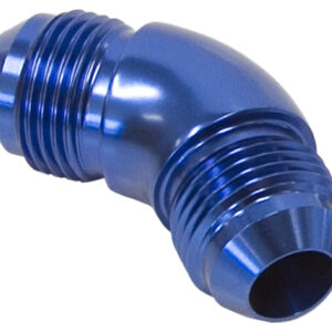 Aeroflow -12AN 45 Deg Male Flare Union Blue Full Flow No Restriction