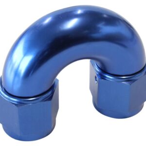 Aeroflow -12AN 180 Deg Swivel Coupler Blue Billet Full Flow 1 Piece