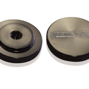 AEROFLOW AIR CLEANER NUT 1/4" BLACK FEMALE THREAD 1/4" UNC