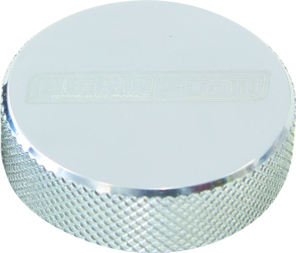 AEROFLOW TALL AIR CLEAN NUT 1/4" POLISHFEMALE THREAD 1/4" UNC