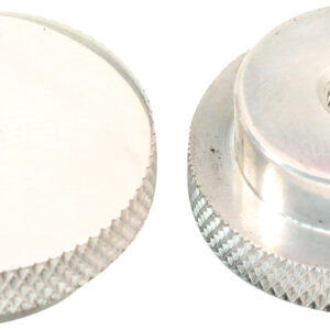 AEROFLOW AIR CLEANER NUT 1/4" POLISHED LOW PROFILE TALL STEP 1/4" UNC