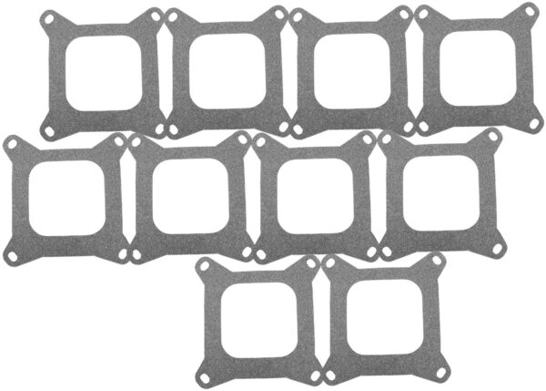 AEROFLOW 4150 CARBY BASE GASKET OPEN BULK 10 PACK 1/32" SQUARE BORE