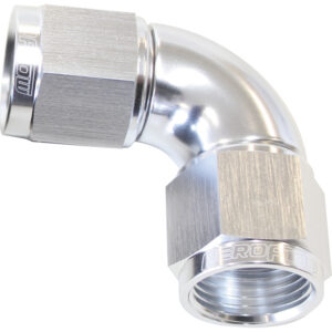 Aeroflow -12AN 90 Deg Swivel Coupler Silver Billet Full Flow 1 Piec