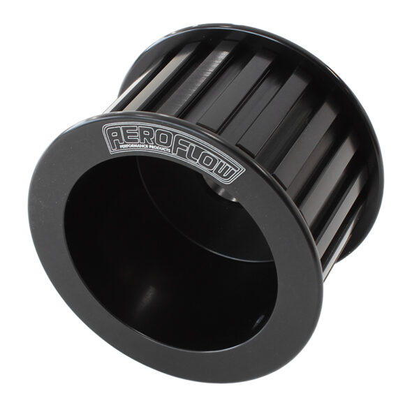 AEROFLOW ALTERNATOR GLIMER DRIVE PULLEYONLY- HARD ANODISED BLACK
