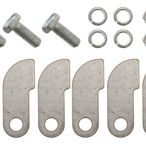 AEROFLOW MERGE COLLECTOR TABS WITH BOLT8 x TABS AND 4 x BOLT AND NUTS