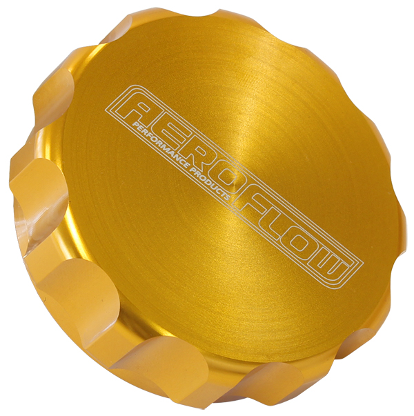 Aeroflow Replacement Billet Cap Suits -16 Base ANodised Gold