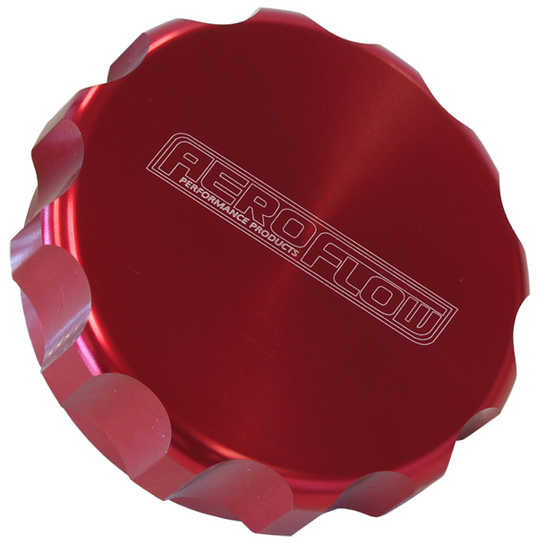 Aeroflow Replacement Billet Cap Suits -16 Base ANodised Red