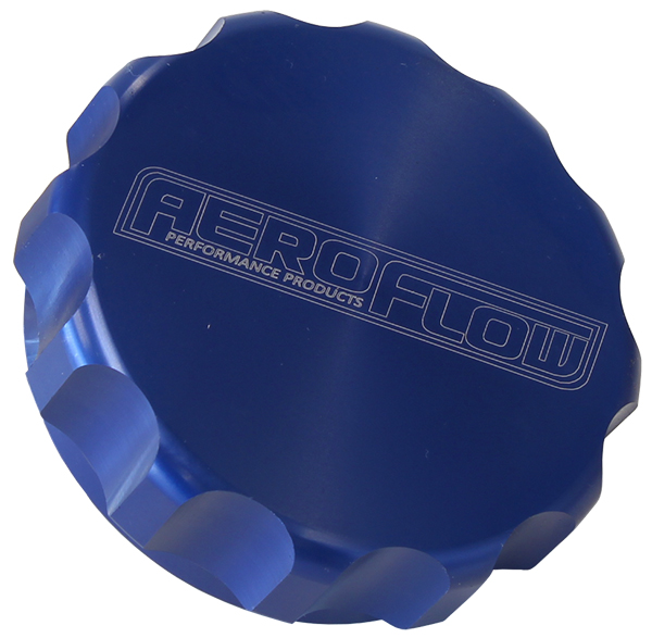Aeroflow Replacement Billet Cap Suits -48 Base Blue ANodised