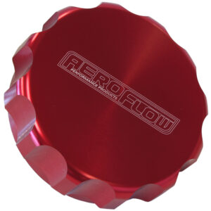 Aeroflow Replacement Billet Cap Suits -48 Base Red ANodised