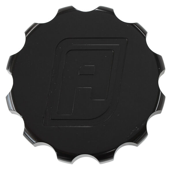 AEROFLOW BILLET OIL FILLER CAP BLACK -16ORB FOR FABRICATED COVERS