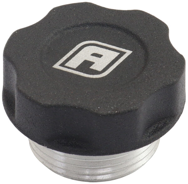 AEROFLOW GM LS REPLACEMENT OIL CAP BLACFINISH SUIT ALL CAST VALVE COVERS - AF 59-5019BLK