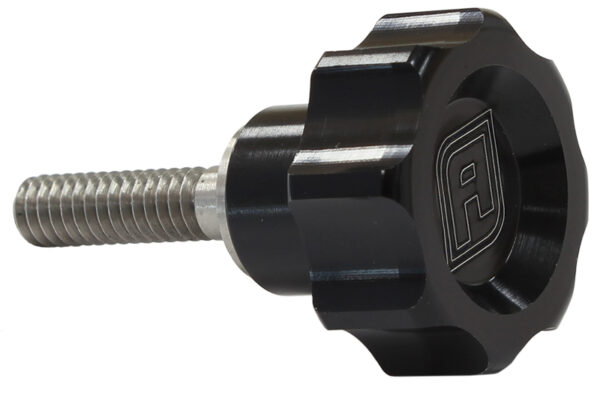AEROFLOW Black bottle bracket nut suits AF6400