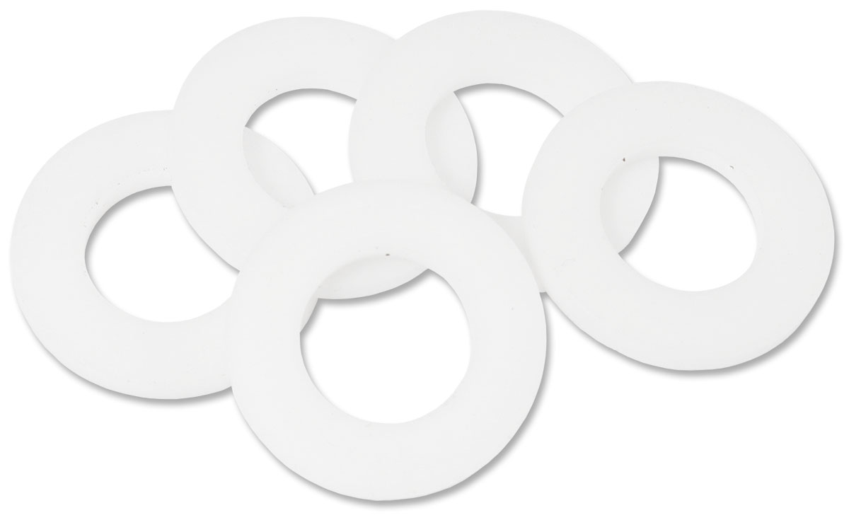 AEROFLOW REPLACEMENT TEFLON WASHERS NITROUS BOTTLE ADAPTER 5 PACK AF758