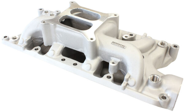 AEROFLOW SBF AIR GAP INTAKE MANIFOLD DUAL PLANE FORD 302 NATURAL