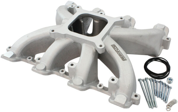 AEROFLOW GM LS CARBY INTAKE MANIFOLD CATHEDRAL PORT NON-EFI LS1 LS2NATURAL