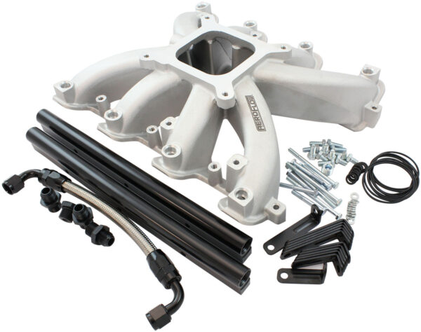AEROFLOW GM LS CARBY INTAKE MANIFOLD CATHEDRAL PORT EFI LS1 LS2 NATURAL