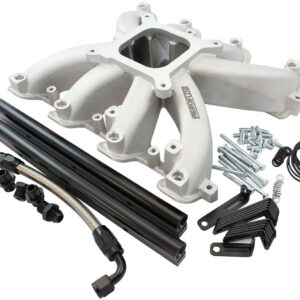 AEROFLOW GM LS CARBY INTAKE MANIFOLD RECTANGLE PORT EFI LS3 NATURAL