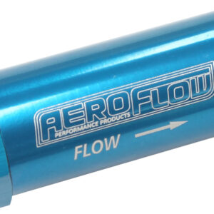 Aeroflow -3AN Turbo Inline Oil Filter Blue 30 Micron Washable AF607-03