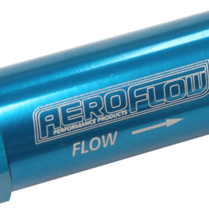 Aeroflow -4AN Turbo Inline Oil Filter Blue 30 Micron Washable
