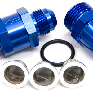 Aeroflow -3AN Inline Fuel & Oil Filter Blue 3 X Filter 30,80,150 Micr