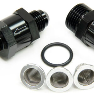 Aeroflow -3AN Inline Fuel & Oil Filter Black 3 X Filter 30,80,150 Mic