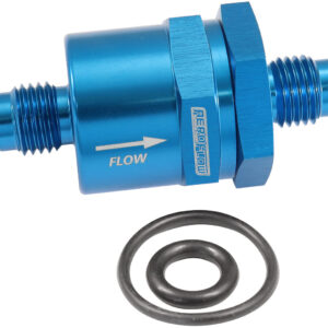 AEROFLOW CHECK VALVE INLINE -4AN BLUE / ONE WAY VALVE