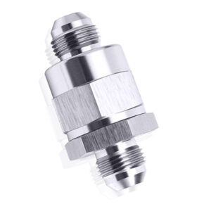 Aeroflow Check Valve Inline -10AN Black / One Way Valve AF612-10S