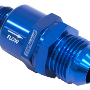 Aeroflow Check Valve Inline -12 To -8ANblue / One Way Valve Stepped